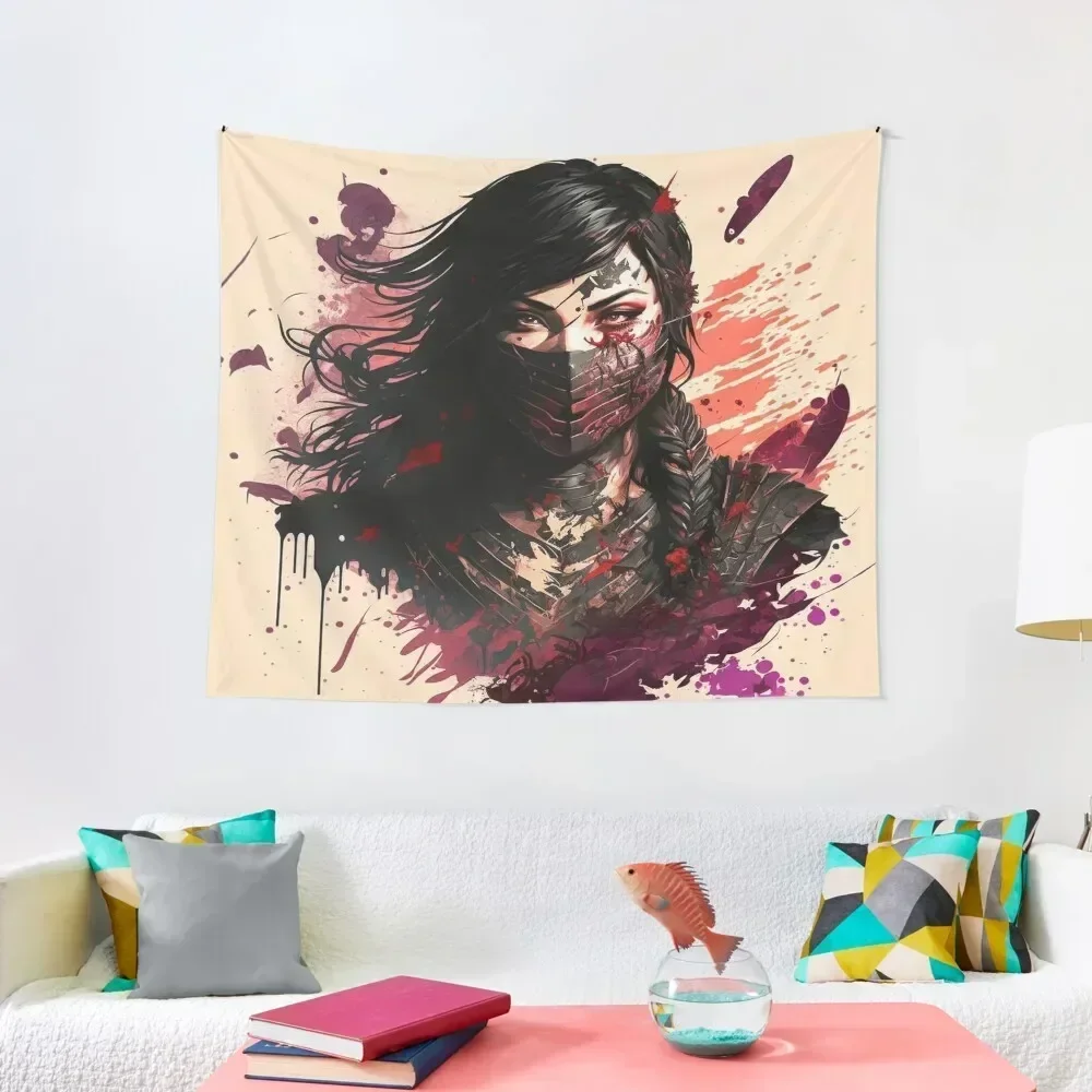 

Mortal Kombat Mileena #1 Tapestry Home Decorating Bedroom Decor Aesthetic Aesthetic Room Decors Tapestry