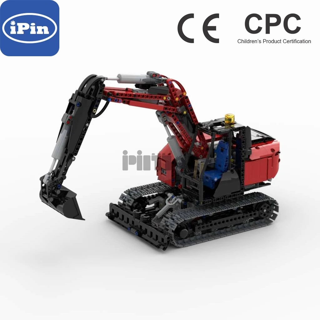 

Moc-15185 double lithium multifunctional excavator 1143pcs Boy Gift splicing building block technology assembly