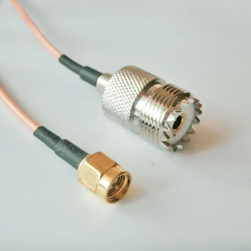 Female PL259 To SMA Male RG316 UHF Adapter Cable 15cm Cable SO239 Wire Connectivity Radio Communication Useful