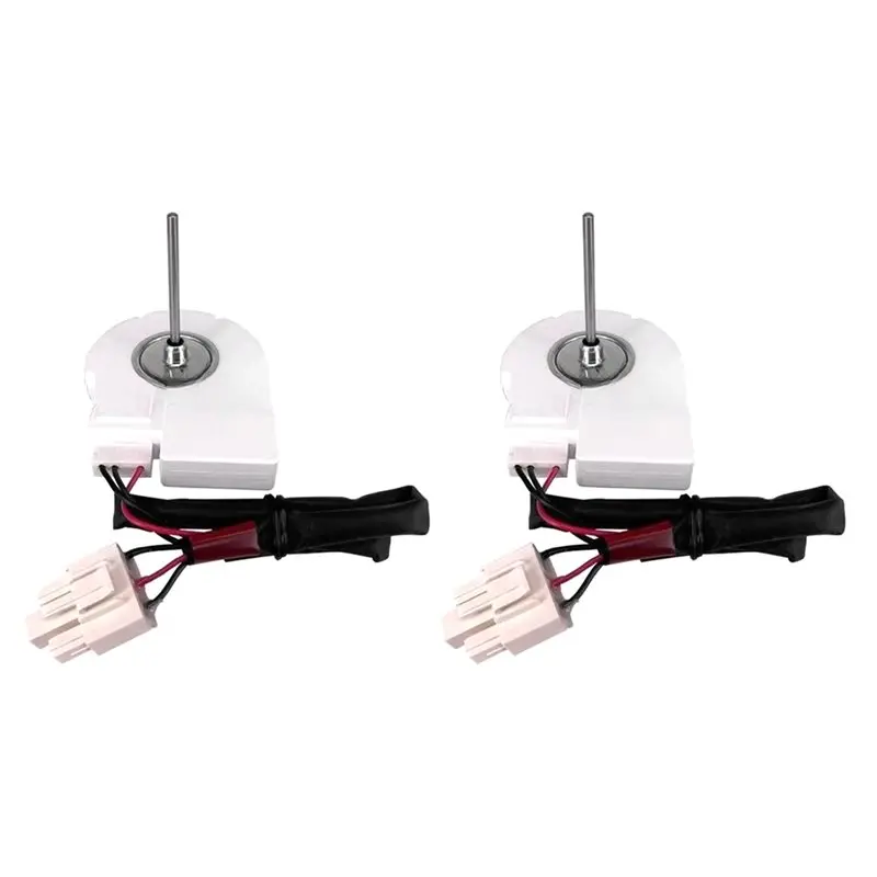 

WHYY-Fridge Accessories 2PC Сменный вентиляторный двигатель 50240401000K DC 12V 4.5W для холодильника