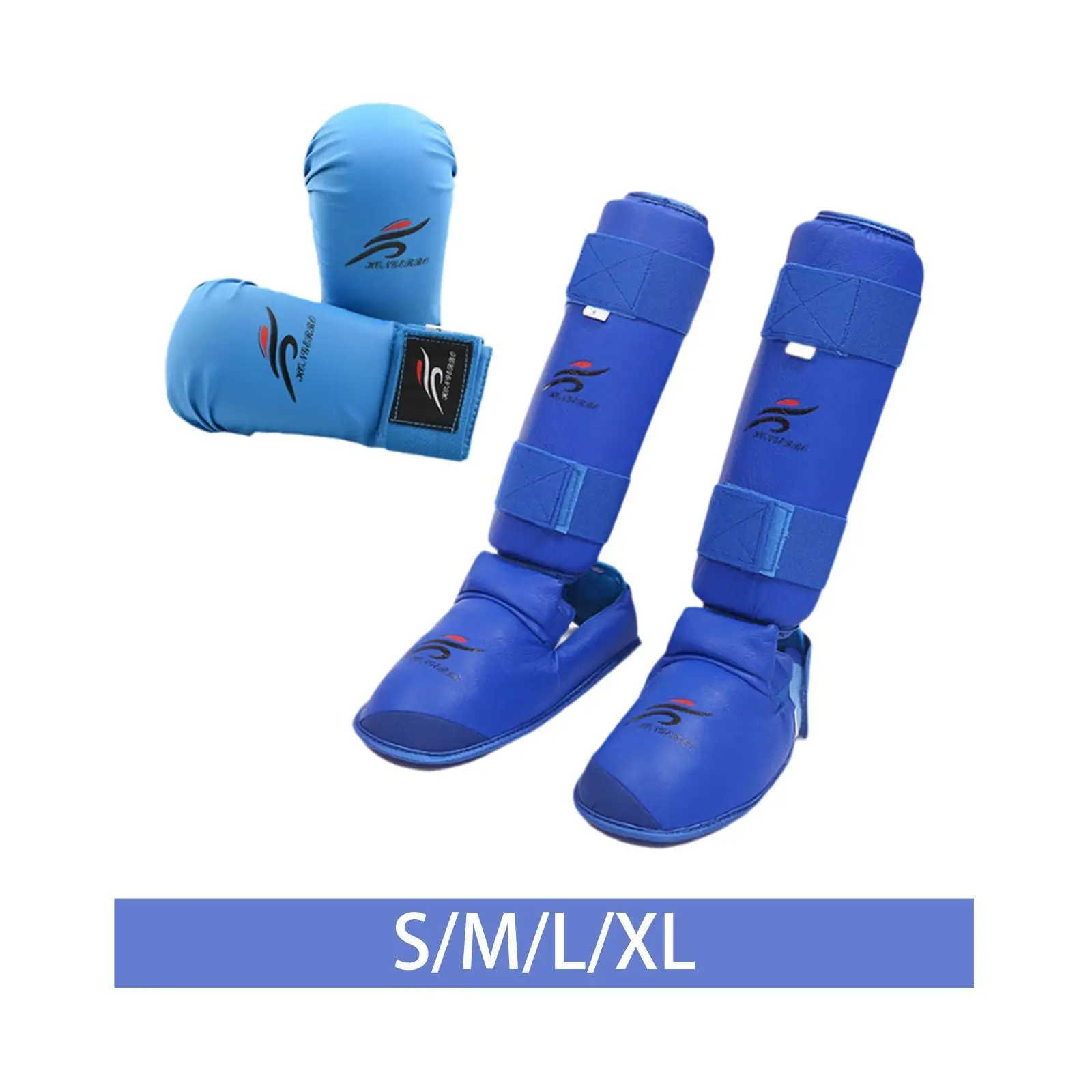 

Karate Sparring Gear Set Protective Supplies Comfortable Boxing Gloves Punch Mitts for Sports Home Kickboxing Exercise Muay Thi