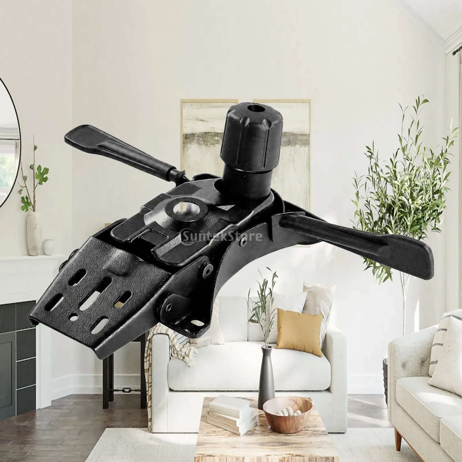 Office Chair Mechanism Replacement Office Chair Seat Mechanism with Central Mounting Structure Universal Fit Rust Resistant