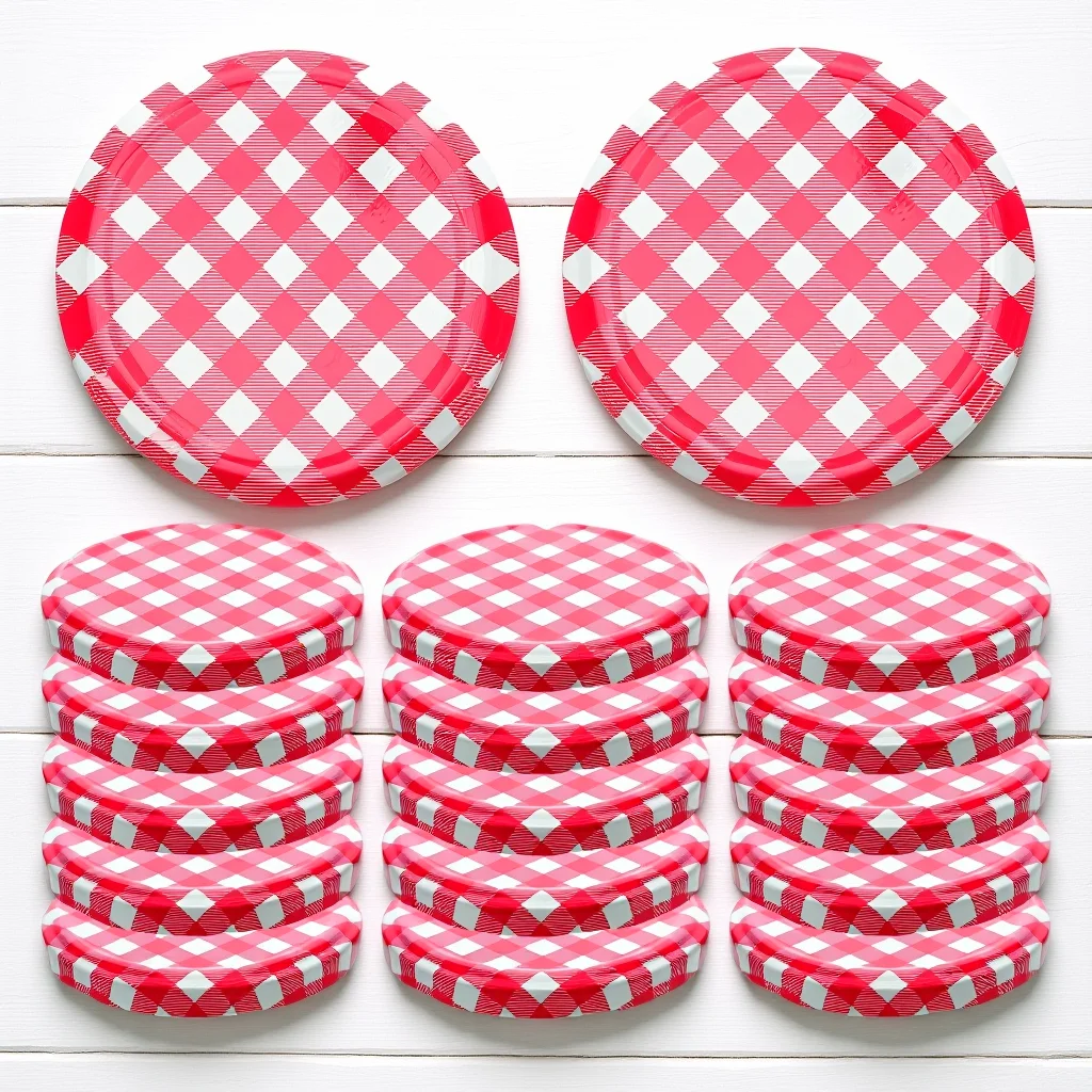 

40 Pcs Mason Jar Lids Food Storage Preserving Jars Canning Regular Glass Wide Mouth Cover Caps