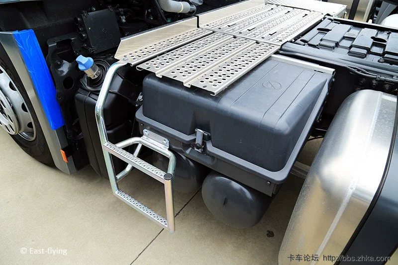 Scaleclub für Tamiya 1:14 Anhänger-LKW Metall-Upgrades Batteriekasten Gastank Treppen Pedale DIY Zubehör – Detail 4