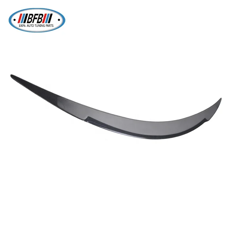 Auto Parts Rear Bumper Spoiler For 2013-2018 Tesla Model S Carbon Fiber Spoiler A Style