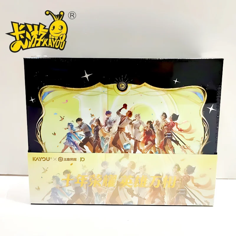 

Оригинальная коллекционная карта KAYOU Honor Of Kings: Десять лет славы, множество героев. Лимитированная серия. Коллекционная карта, игровая атрибутика, подарок, игрушка.