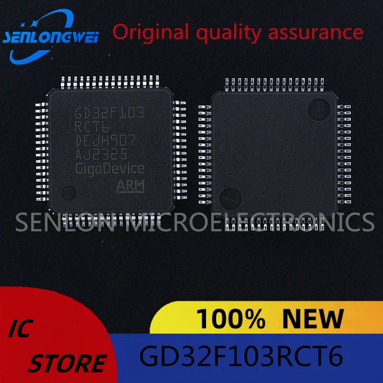 New Original patch GD32F103RCT6 LQFP-64 32 Bit microcontroller chip