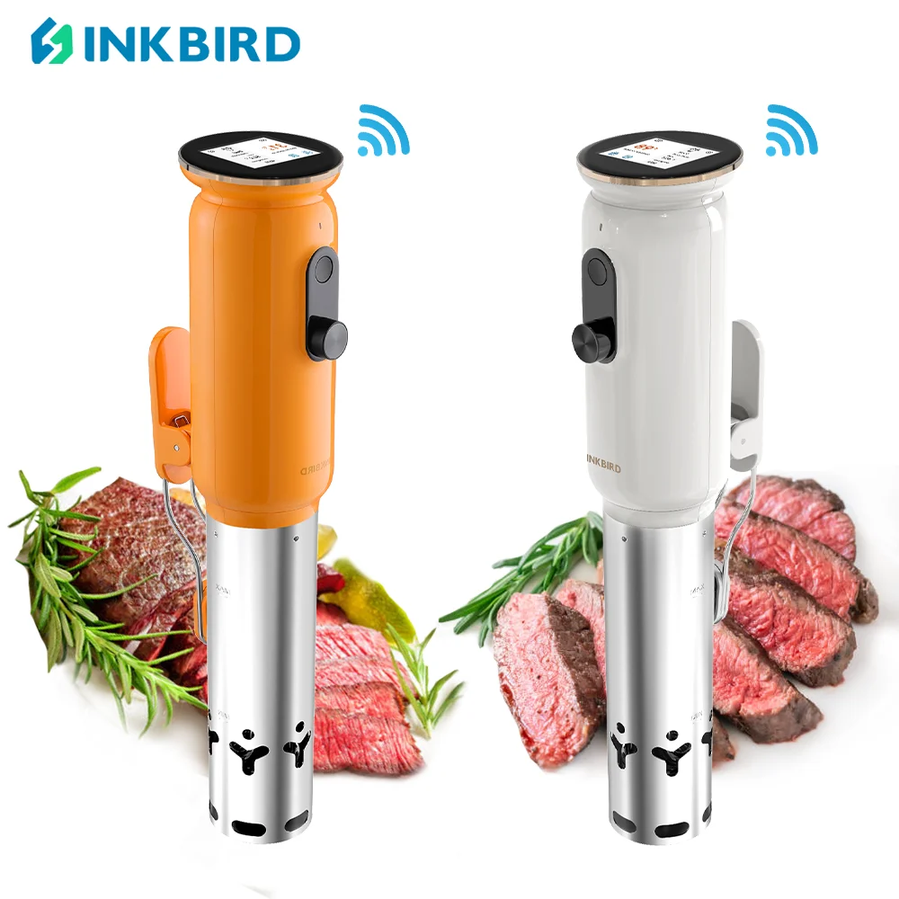 Inkbird-fogão Sous Vide para Cozinhar 1000w Plugue ue Wifi Isv101w Circulação de Água 3d Aquecimento e Aplicação Menus Predefinidos