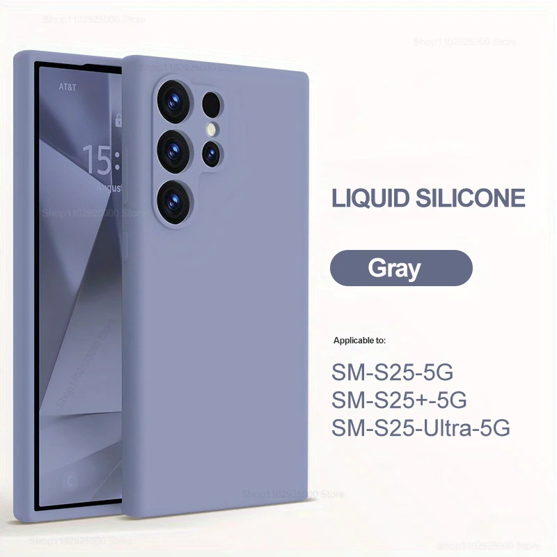 Hülle für Samsung S26 Ultra Flüssigsilikonhülle für Samsung Galaxy S26 S25 S24 Ultra Plus Weiche Schutzhülle für Samsung S23 Ultra Hüllen – Detail 2