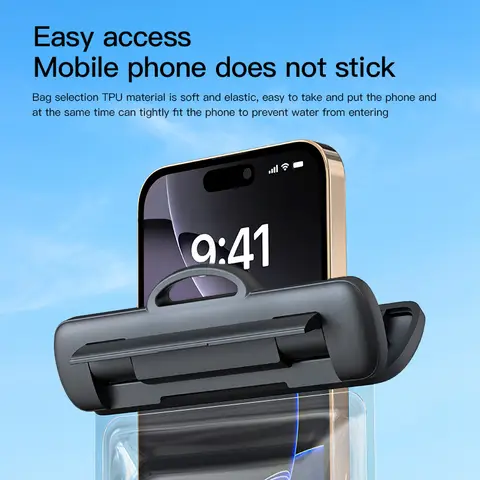 Rocoren Waterproof Phone Case for iPhone 16 15 14 Pro Samsung Xiaomi Swim Water Proof Phone Case Bag Universal Protection Cover