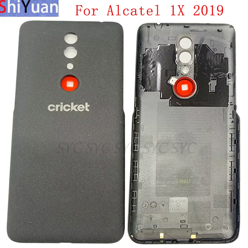 

Battery Cover Rear Door Housing Case For Alcatel 1X 2019 Back Cover with Logo Replacement Parts