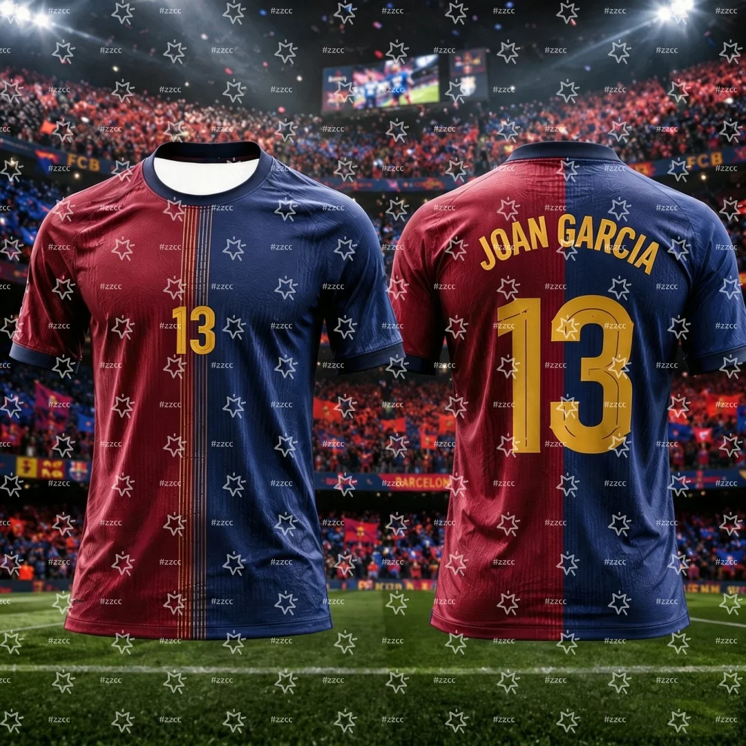 26-27 Spanien Spieltrikot Yamal, Raphinha, Fermín Fußballtrikot Sommer Sport Herren T-Shirt Kinderbekleidung Tee Y2k Damen ﻿ – Detail 4