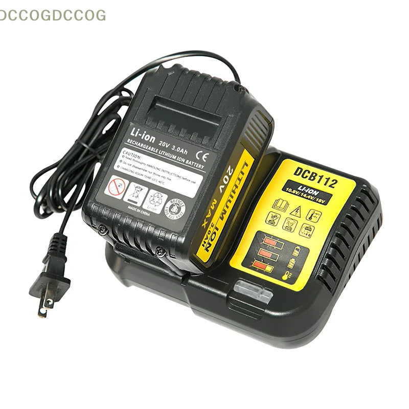 

10.8V 12V 14.4V 18V 20V DCB206 DCB205 DCB204 DCB203 DCB120,DCB107 DCB115 DCB105 For Dewalt DCB112 2A Lithium Battery Charger