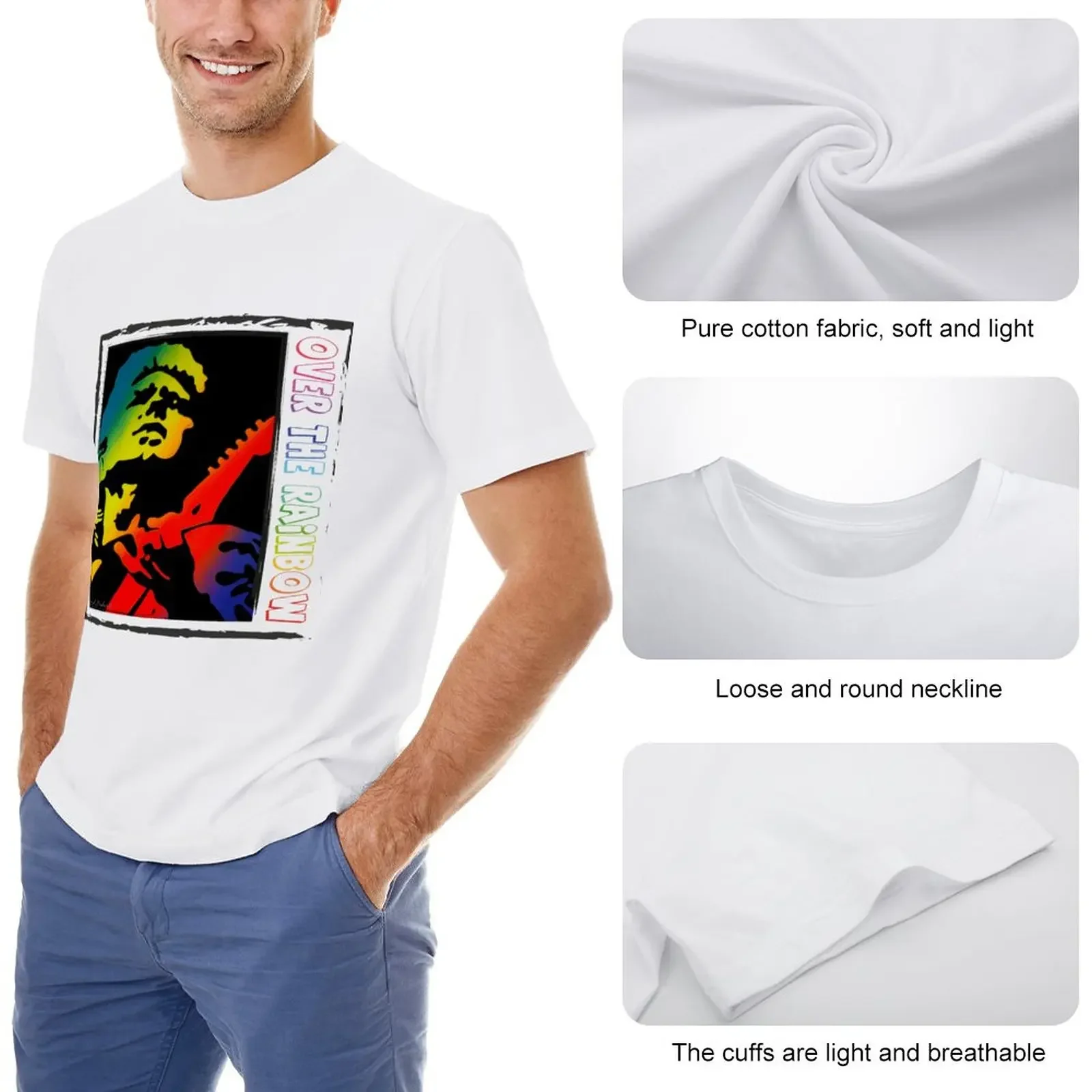 Over The Rainbow - Billy Thorpe T-Shirt quick-drying anime t shirts man clothes t shirt for men