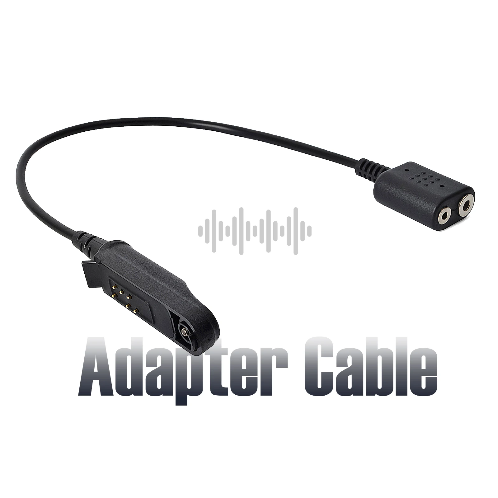 Radio Headset Adapter to K1 2 Pin Earpiece Adapter for Baofeng UV-9R Plus UV-XR BF-9700 A58 GT-3WP Waterproof Walkie Talkie