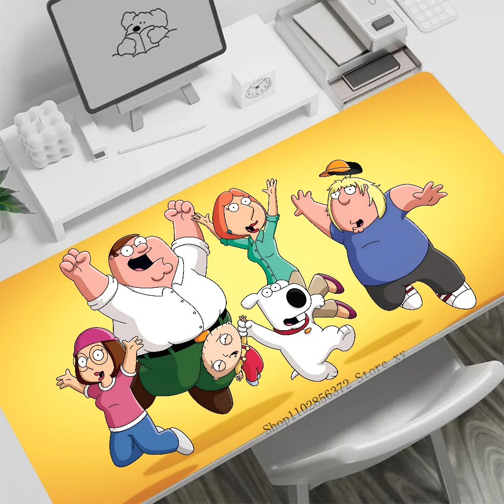 Anime F-Family Guy Mousepad Large Gaming Mouse Pad LockEdge Thickened Computer Keyboard Table Desk Mat