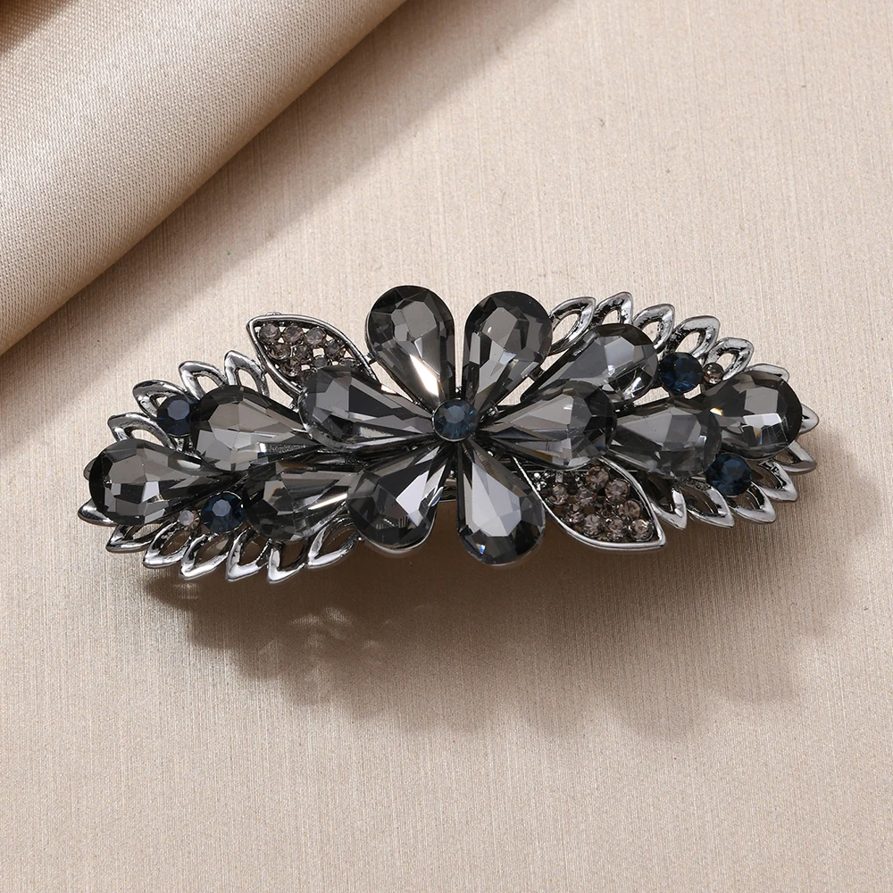 

Design sense hair clips, girls' hair accessories, flower spring clips, hair clips for hair, side clips, retro accessories