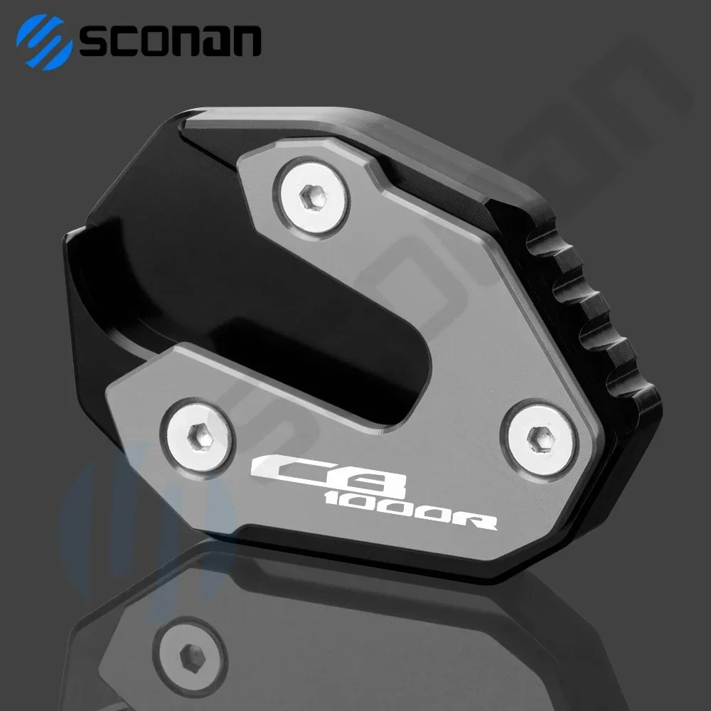 ل CB1000R CB 1000R CB1000 R 2018-2020 2021 2022 دراجة نارية الملحقات مسنده القدم الجانب حامل تمديد وسادة دعم لوحة