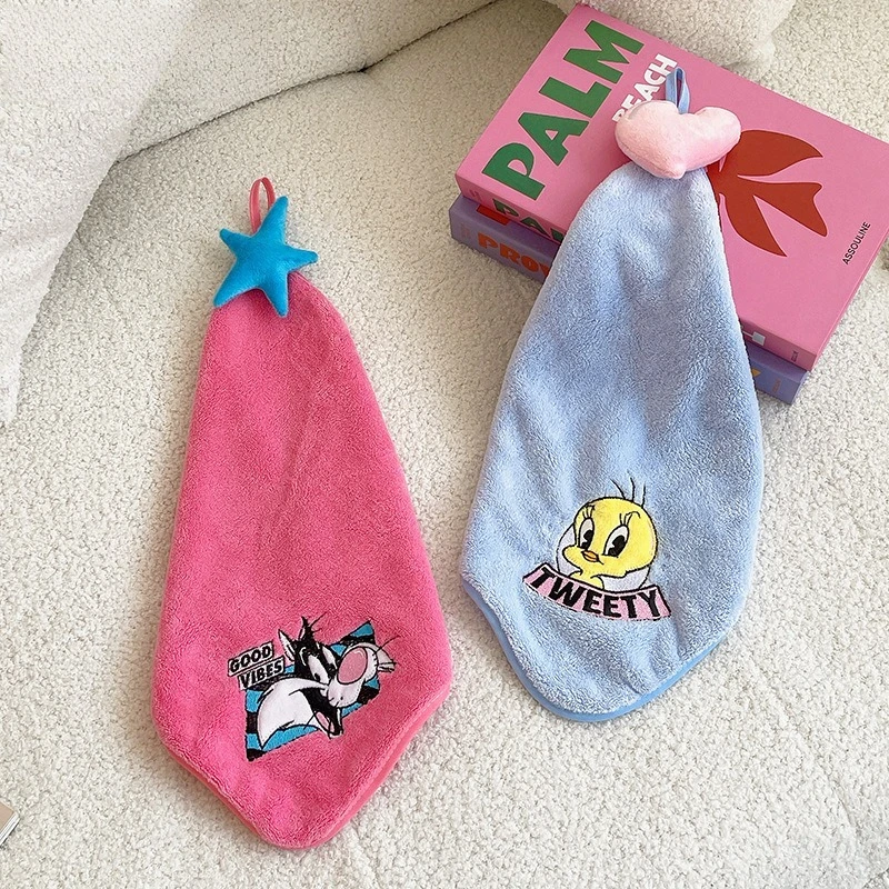 

Cute Hand Towels Kids Baby Microfiber Fingertip Towels Super Absorbent Hand Towels for Infant Suitable for Bathroom