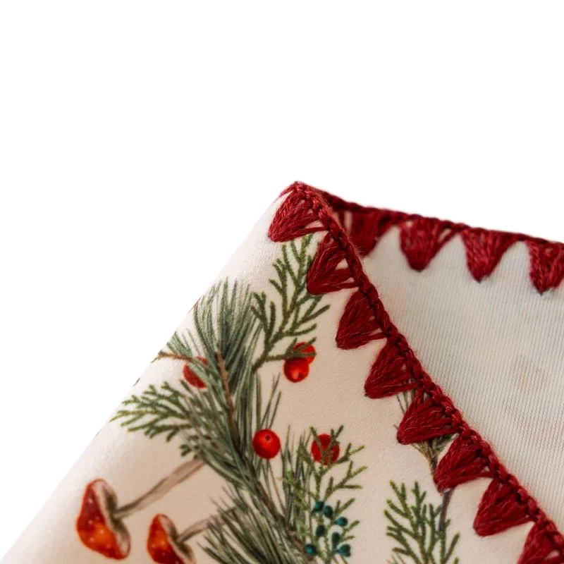 

Waterproof tablecloth, Christmas atmosphere table cloth, high-end light luxury table mat