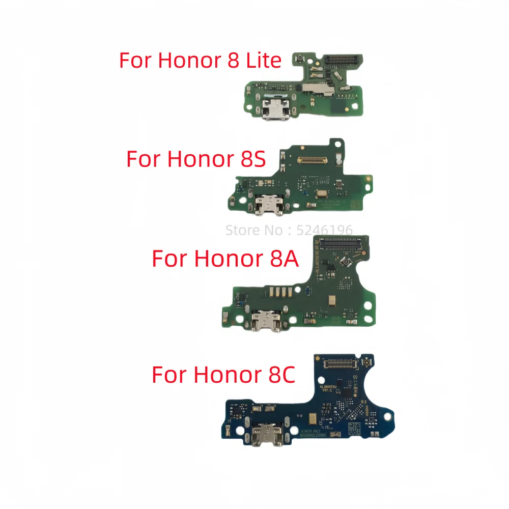 1pcs USB Charging Port Charger Base Connector For Honor 8 Lite Honor 8S Honor 8A Honor 8C With IC Original Replace Part.