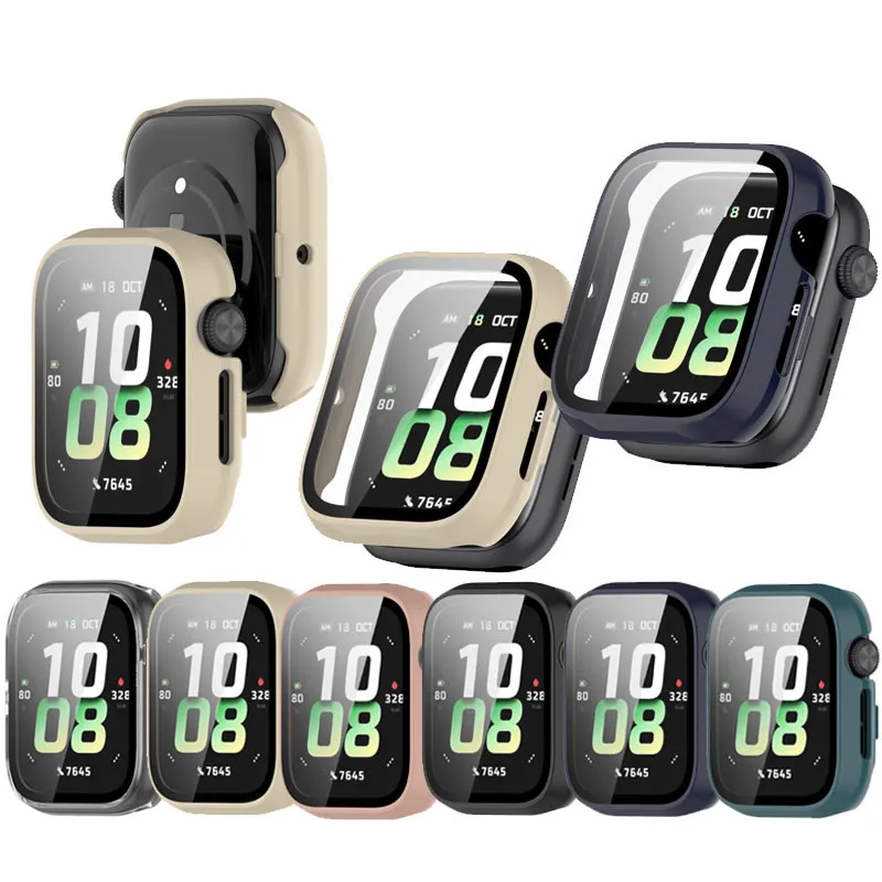 

For Honor Watch 5 PC Cover Full Coverage Protection Bumper Glass Screen Frame