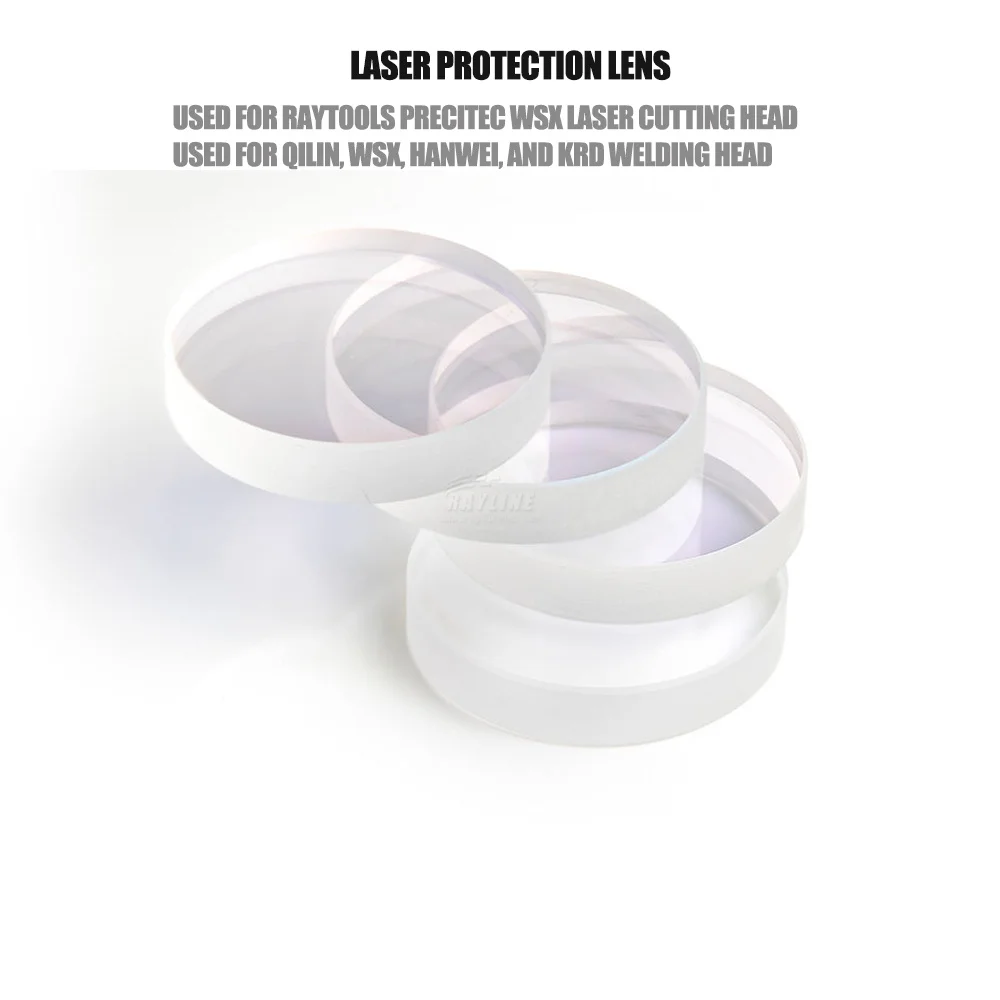 Laser Welding Machine Protective Windows 10*2 18*2 19*2 20*2mm Optical Laser Protective Lens for 1064nm Welding Parts