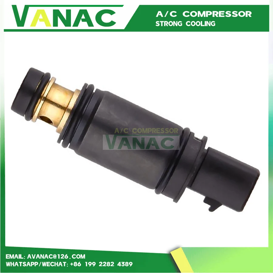 5SL12C Electric AC A/C Air Conditioning Compressor Electronic Solenoid Control Valve Sensor Plug for Fiat VAUXHALL Opel Corsa D