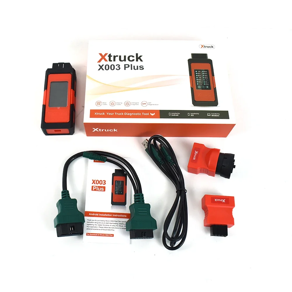 

Xtruck X003 Plus ECU Programming For Cum-mins Intelligent diagnosis Forced Regeneration of DPF Heavy Duty Truck Diagnostic Tool