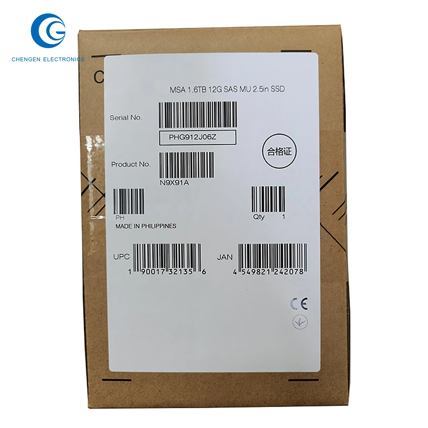 N9X91A 1.6Tb Multi-Level Cell Sas 12Gb/S Mixed Use Mainstream Endurance Hot-Swappable Dual Port 2.5-Inch Solid State Drive