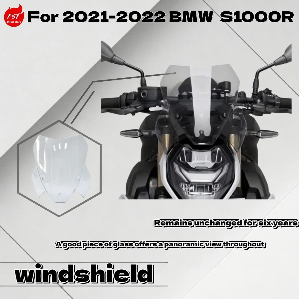 

For BMW S1000R 2021-2022 Sport Front Windshield Fairing Windshield