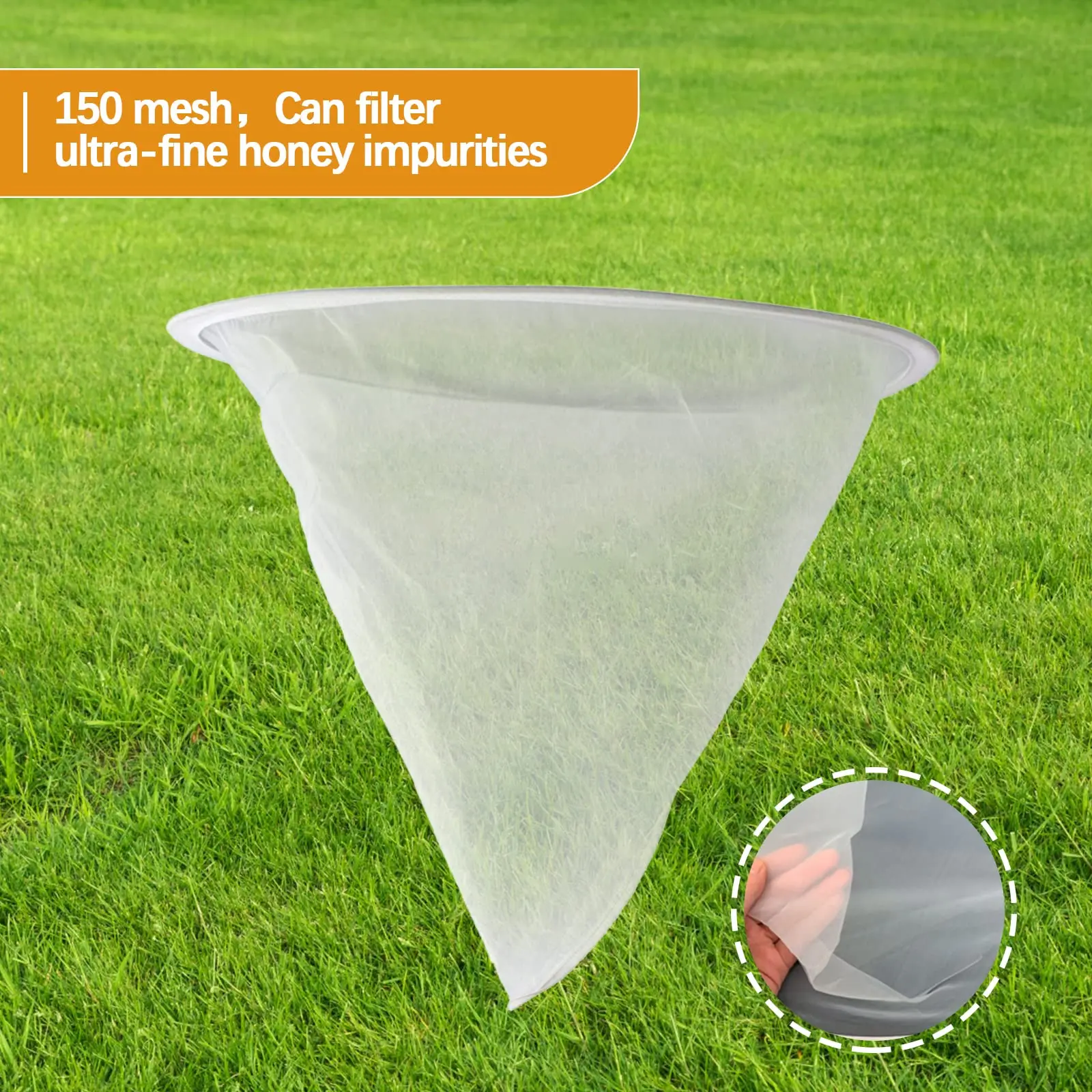 Durable Net Screen Fiber Bee Filter Apiary Equipment Beekeeping Honey Strainer Filter Fiber Net Screen Fiber Bee Filter Screen