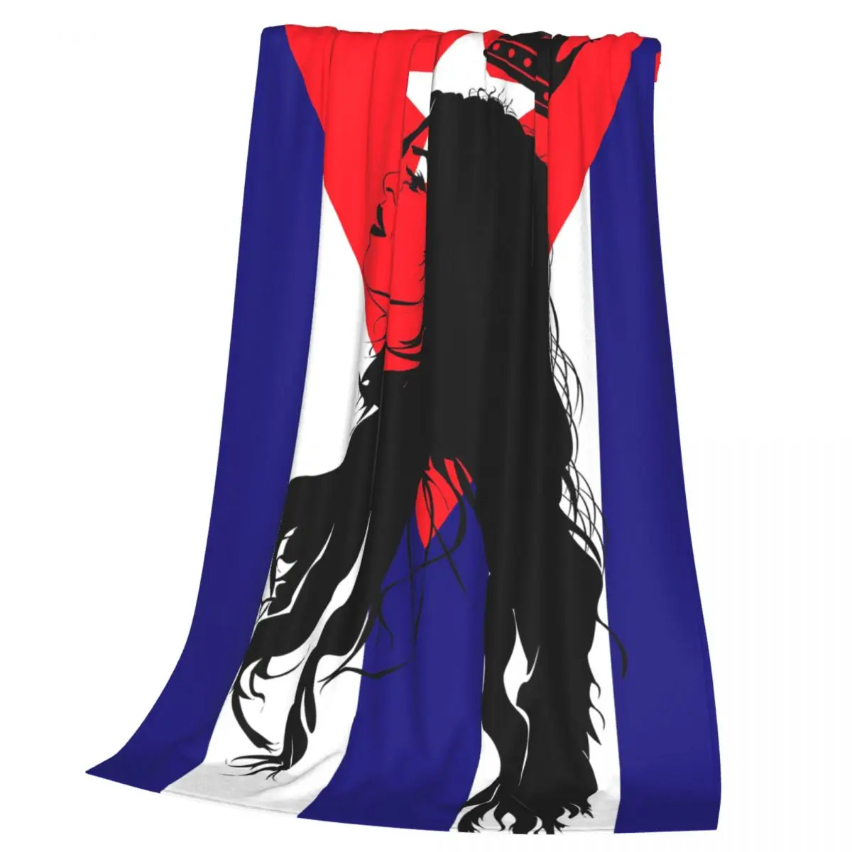 Cuba Cuban Havana Flag Blanket Soft Warm Flannel Throw Blanket Bedding for Bed Living room Picnic Travel Home Sofa