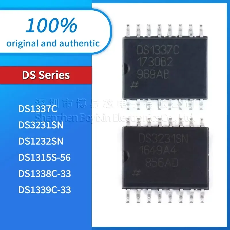 DS1339C-33 DS1338C-33 DS1337C DS1315S-56 DS1232SN DS3231SN original genuine