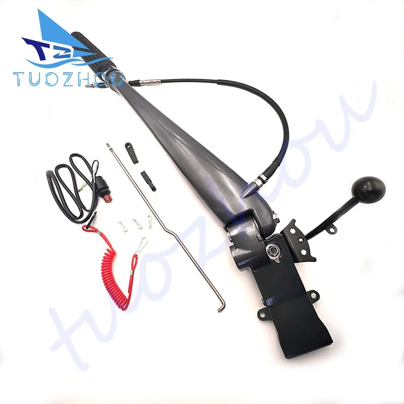 

Заводская рекламная ручка рулевого рулевого управления в сборе для подвесного мотора Yamaha 2T Parsun 85HP 2T 688 85AET 692-W0084-11-4D