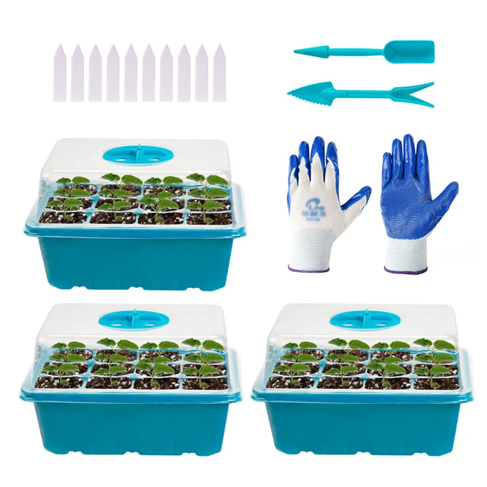 Germination Growing Plant Grow Box Grow Grow Box Insert Box Nursery Plants Propagation Transparent Lid Brand New