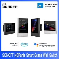 Sonoff NSPanel Smart Scene Wall Switch EU/US eWelink Themostat WiFi  Smart Switch For Alexa Google Home Voice Control