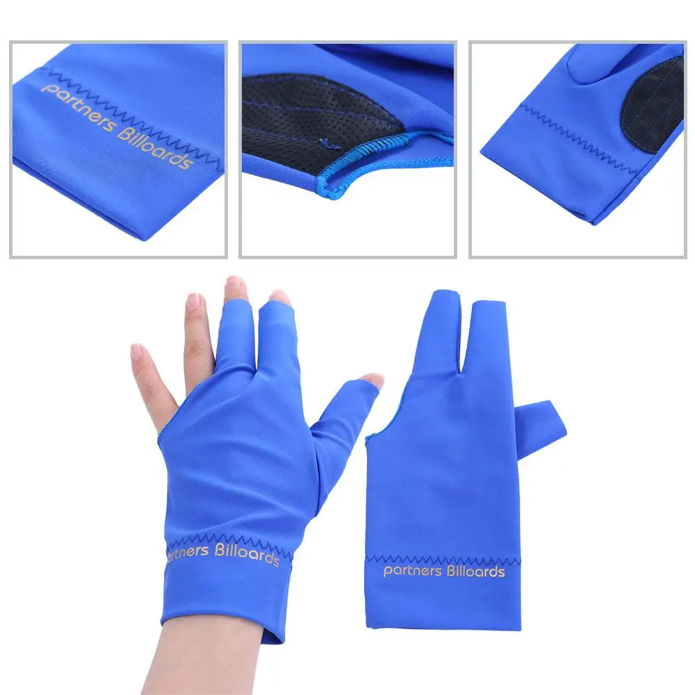 Game Three Finger Glove Non Slip Left Hand Billiard Cue Gloves Separate-finger Glove three-fingered Glove Billiards Gloves