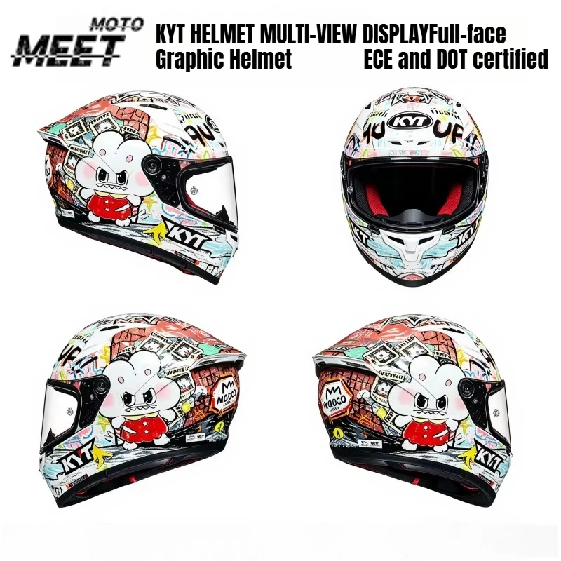 Unisex full face motorcycle helmet with double lens. for safety. Ideal for racing, off-road and daily motorbike riding