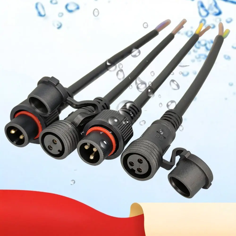 Waterproof Power Connector For For Shangjiang Industrial Outdoor LED Cable Quick Coupling Male Female Plug Electrical Equipment