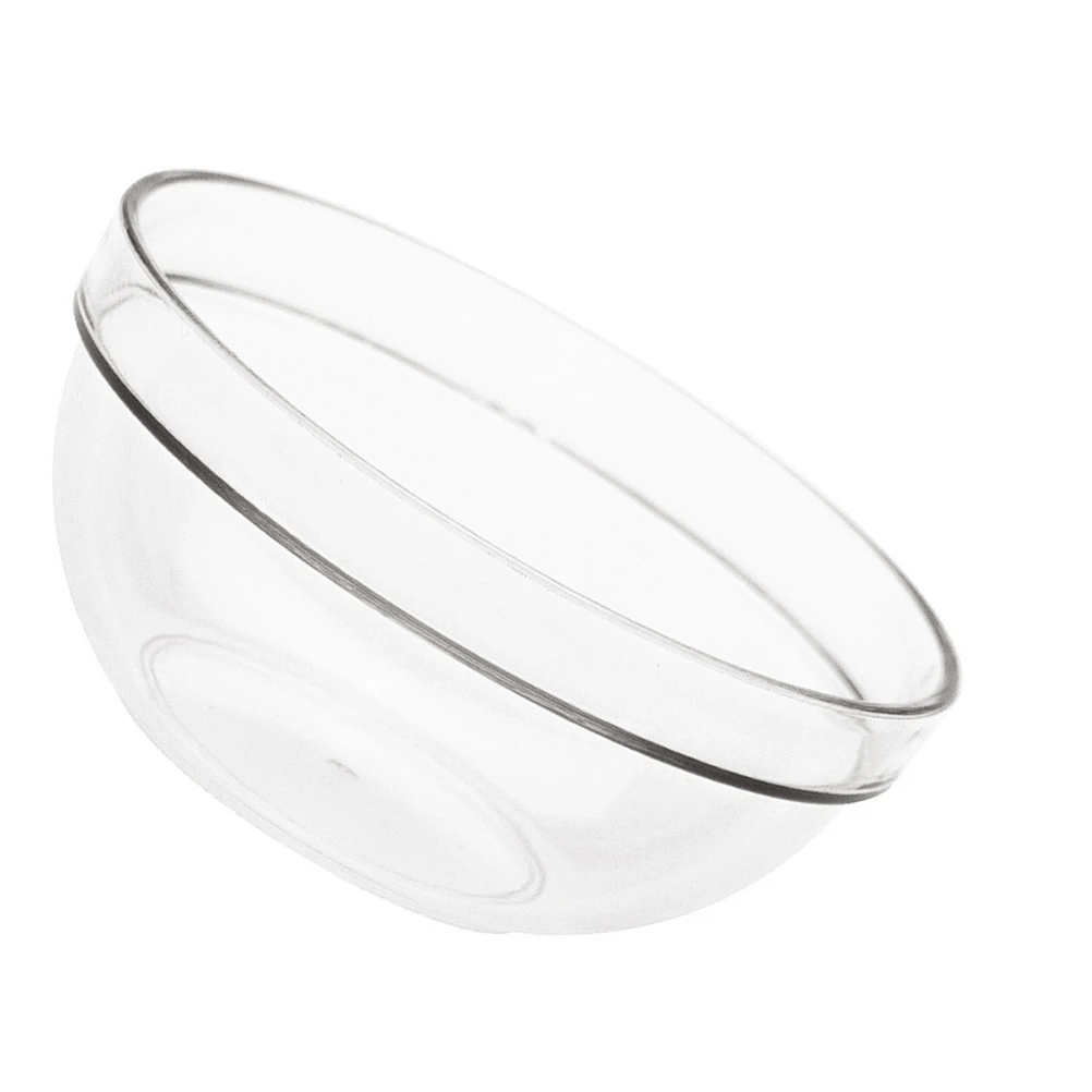 

Transparent Salad Decorative Fruit Dessert Serving Bowl Reusable Clear Yogurt Container Pc Mixing Bowl For Home Kitchen