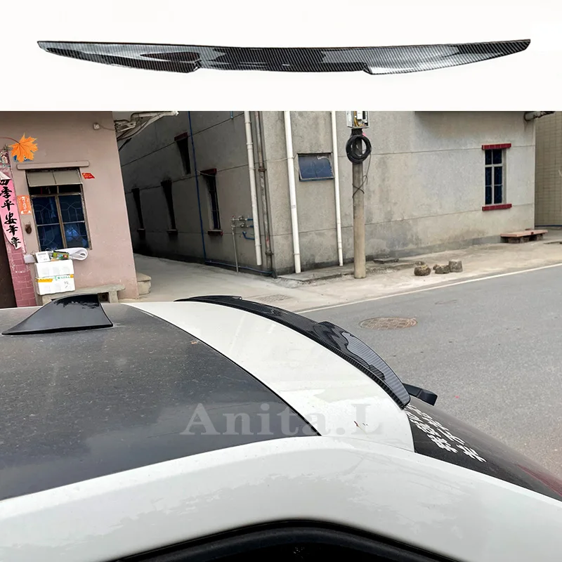 For Skoda Rapid Kodiak Hatchback Rear Roof Spoiler Lip  M4 Style Spoiler Universal Type PU Material Car Trunk Tail Wing Styling