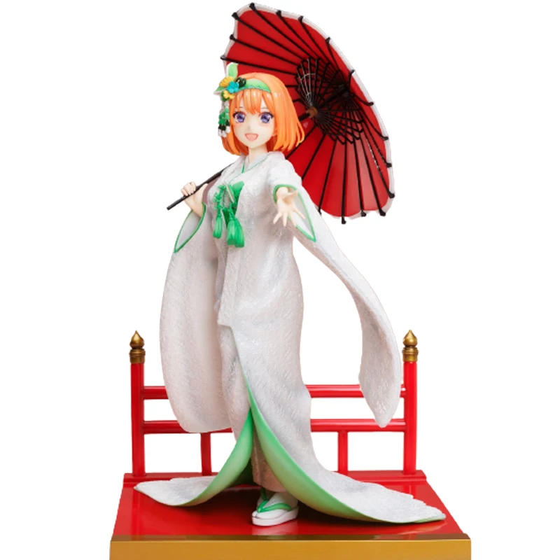 F:NEX The Quintessential Quintuplets Nakano Yotsuba Wedding Dress Original genuine 25.5cm PVC Action Figure Anime Figure Model