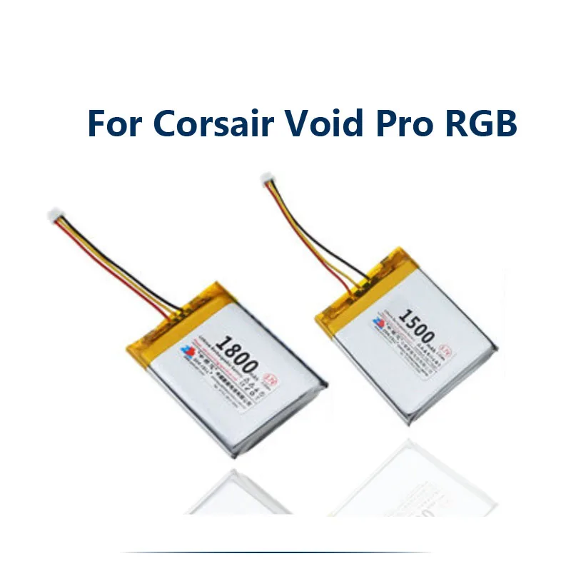 Tools Gift + Original 1500mAh & 1800mAh Battery For Corsair Void Pro RGB Headset Wireless Bluetooth Headphone Accumulator AKKU
