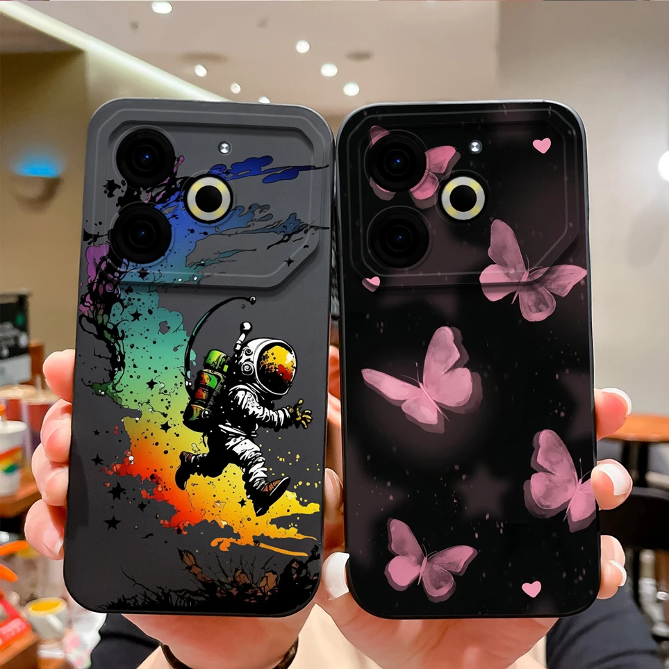 For Tecno Pova 6 Neo 6 Pro 6 Case Lovely Cat Shell Silicone Soft Durable Coque For Pova 6Neo Phone Cover Pova6Pro Fundas Carcas