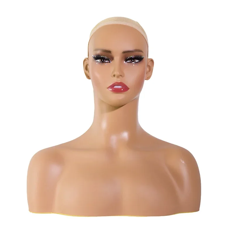 European and American Wigs Display Head Realistic Female Mannequin Dummy Heads Bust for Wigs Hats Display