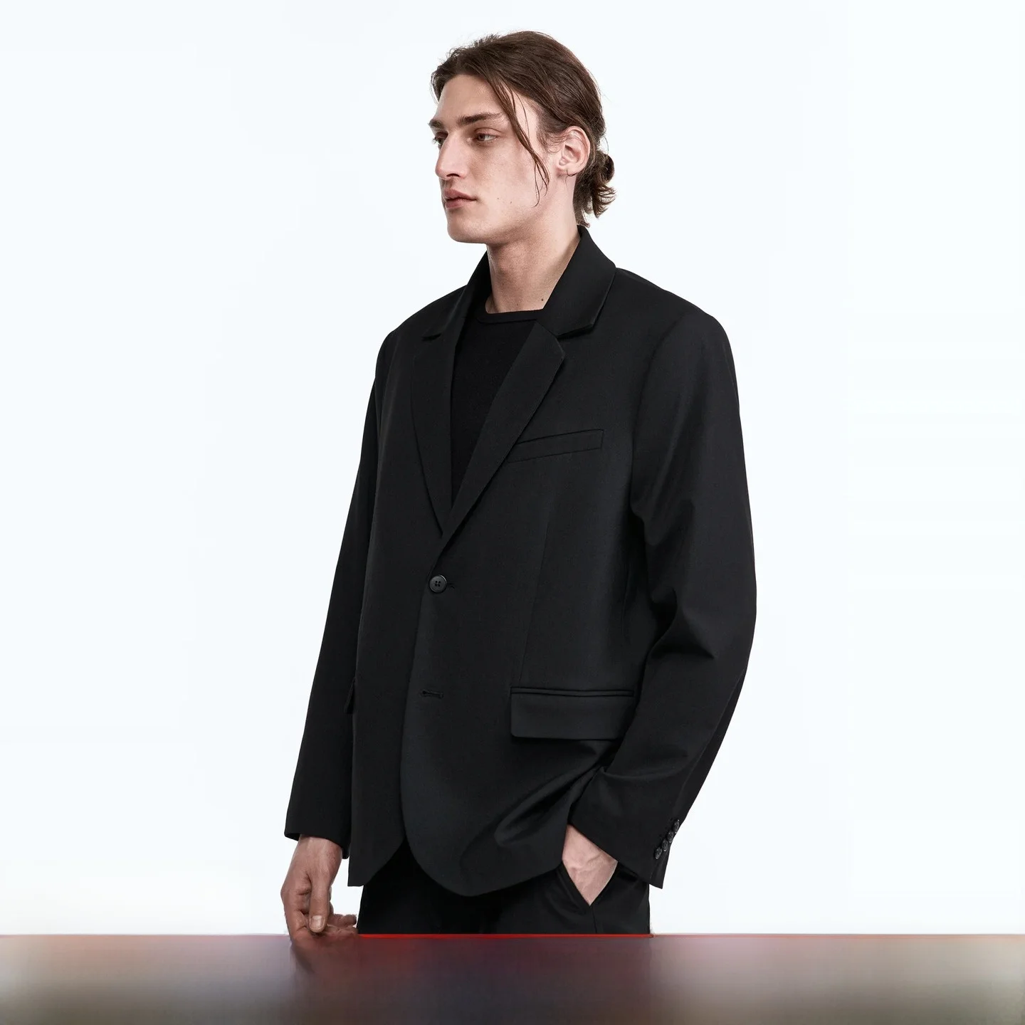 

Lightweight Breathable Faionable Spring Men's Casual Busin Suit Jaet Comfortable Elastic Springwear Pookytage Brand