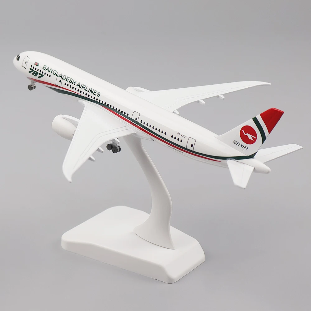 金属合金航空機モデル,着陸装置ホイール,装飾玩具,誕生日プレゼント,20cm, 1:400,b787