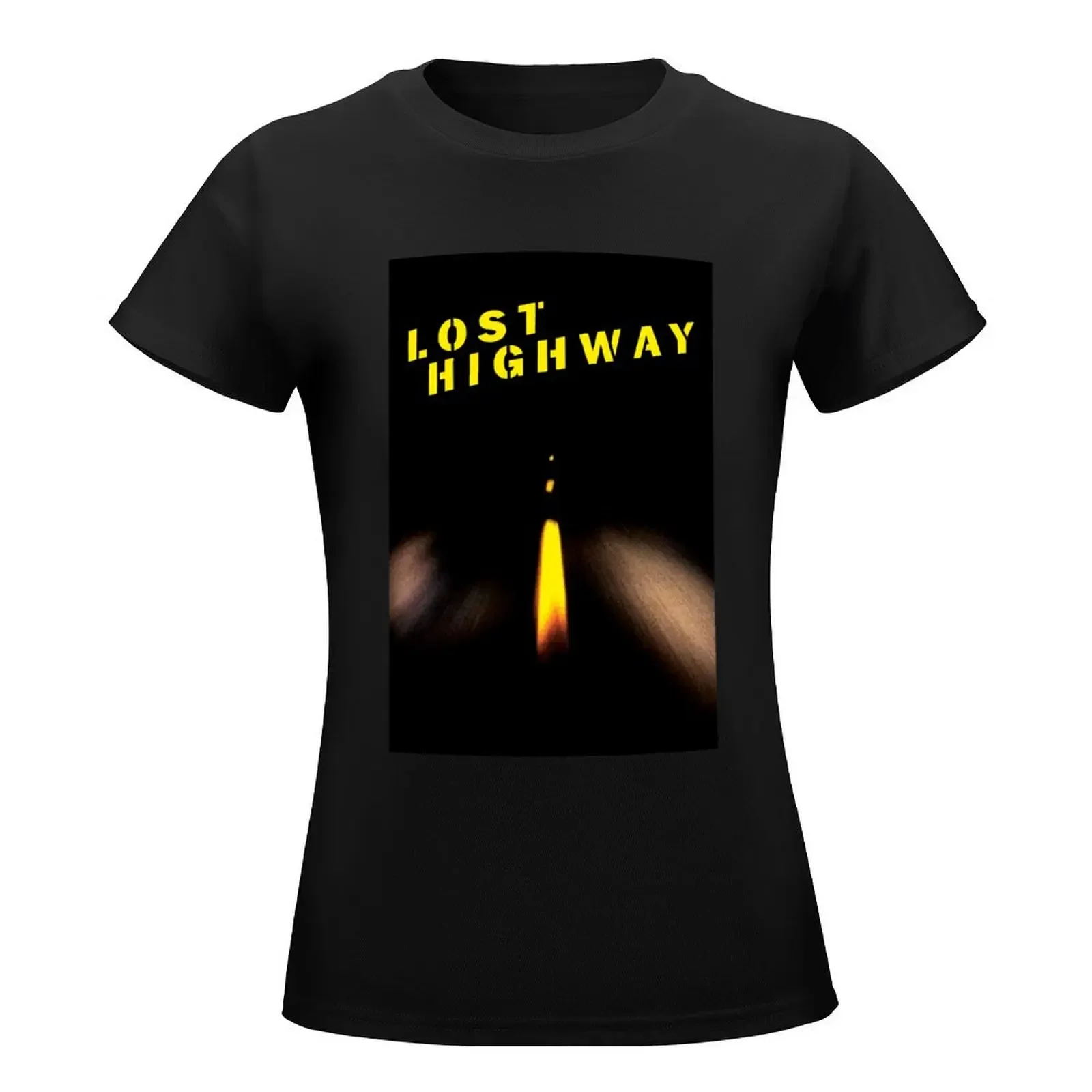 Lost Highway US Movie Poster T-Shirt cute clothes Female clothing oversized aesthetic clothes Womens clothing