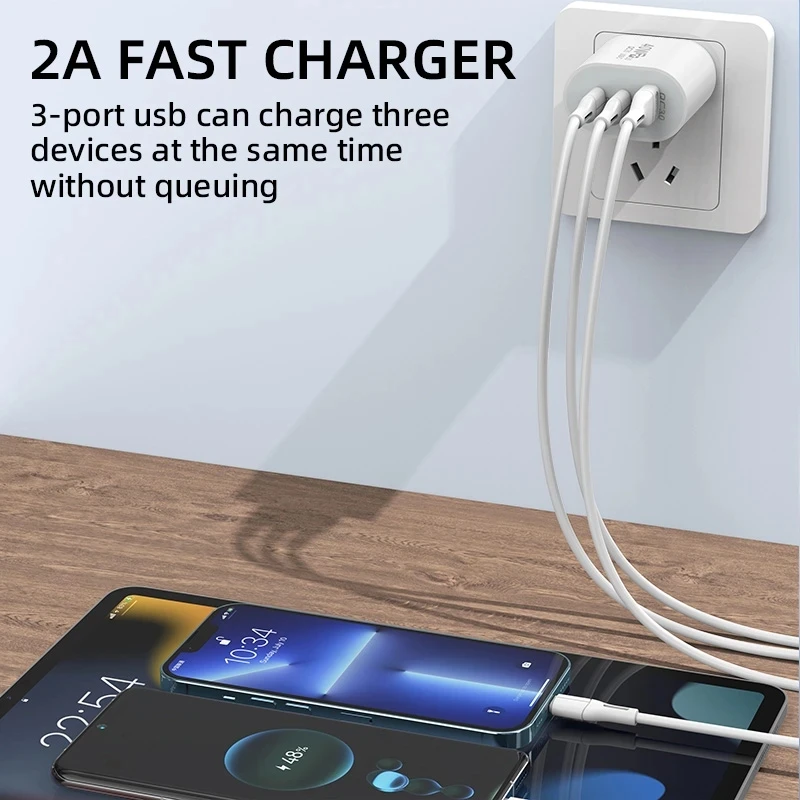 40W  USB C Charger Quick Charge EU US Plug PD USB-C Type C Fast USB QC 3.0 Charger for iPhone 14 Xiaomi Samsung Macbook